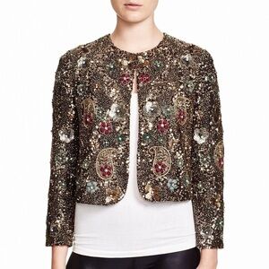 Alice & Olivia sequined cropped jacket